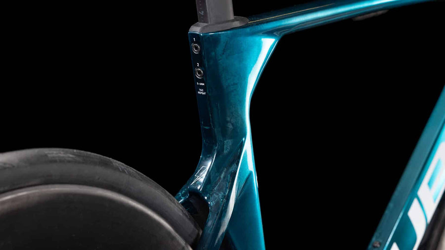Cube Litening AERO C68X SLX chromeblue n liquidblue