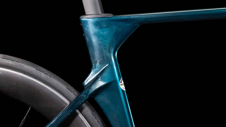 Cube Litening AERO C68X SLX chromeblue n liquidblue