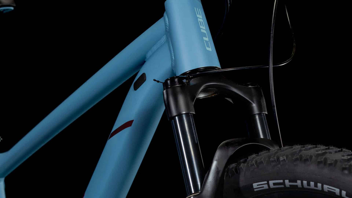 Cube Attention SLX pigeonblue n rubyred
