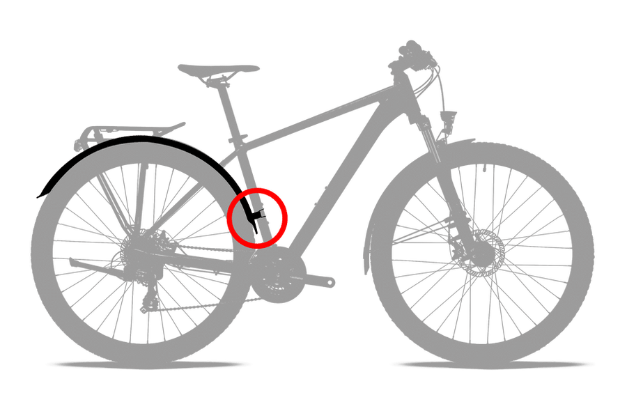 ACID Mudguard Set 65 27,5'' ST Mount 2.0 black