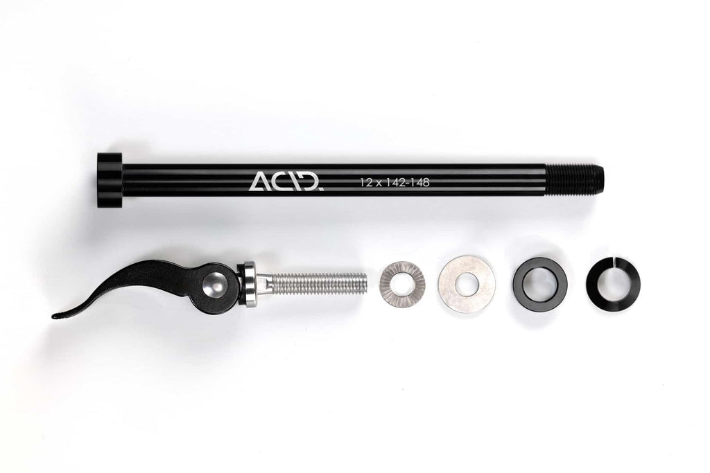 Cube ACID Thru Axle M12x1.0 142-148 mm for Kids Trailer black