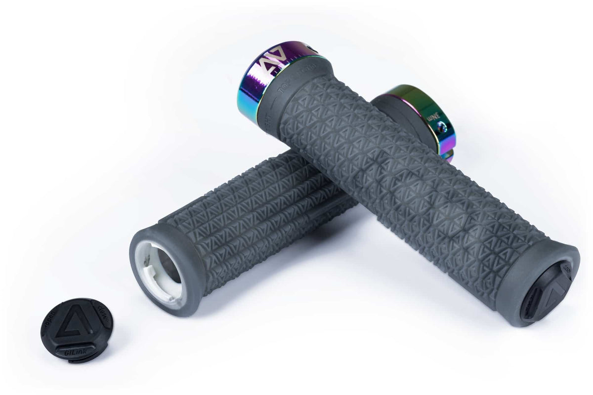 Cube ACID Grips ICON PRO translucent black´n´oilslick