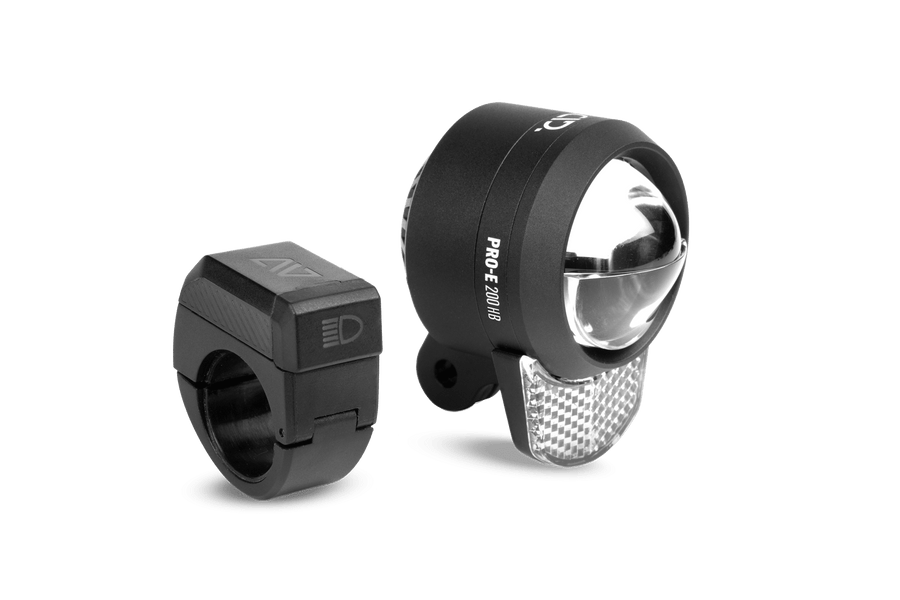 ACID E-Bike Front light PRO-E 200 High Beam X-Connect black