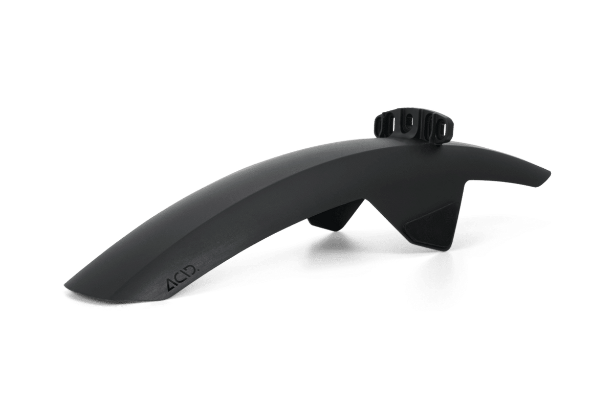 Acid Mudguard Mud Shield Front Long Blac