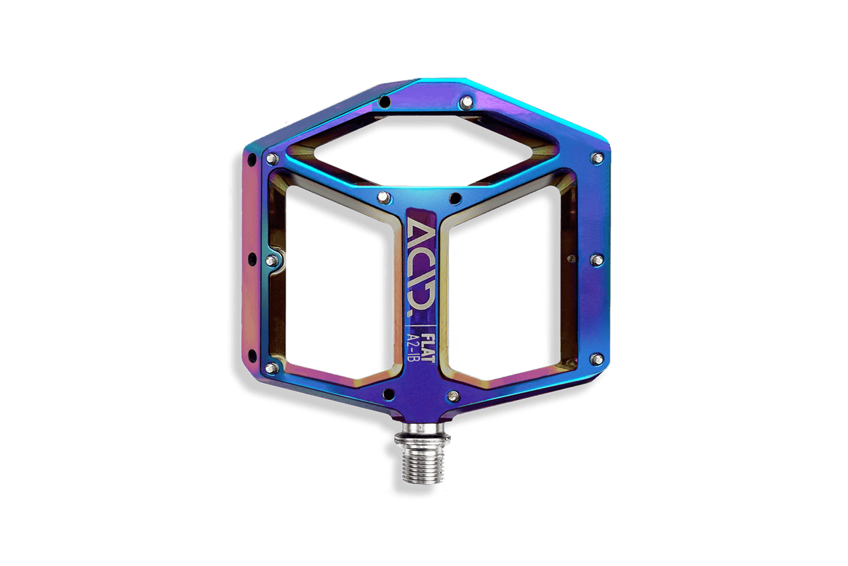Cube ACID Pedals FLAT A2-IB oil slick