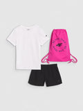 4F APPAREL SET, DEEP BLACK/023