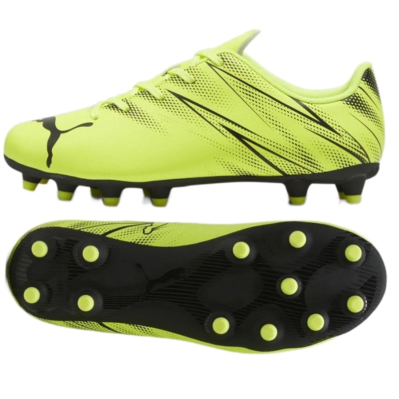 Puma ATTACANTO FG/AG Jr Electric Lime