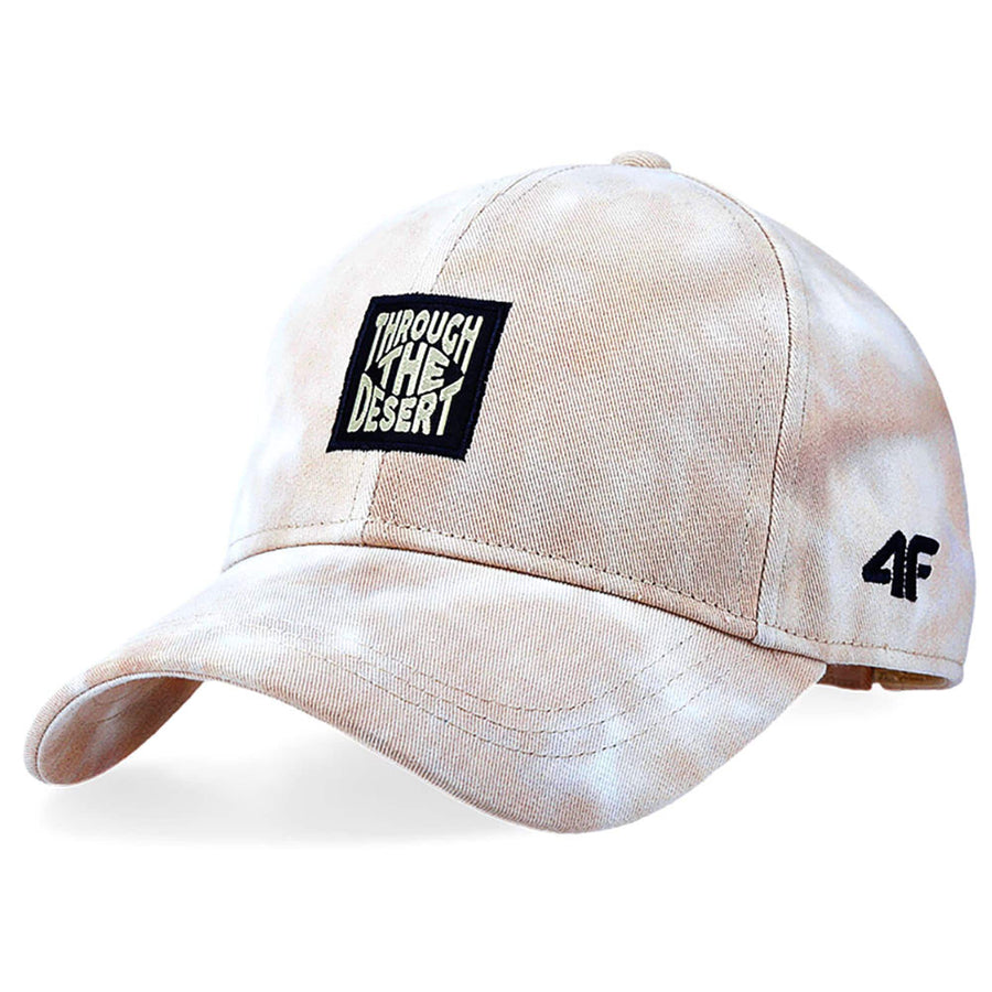 4F BASEBALL CAP, BEIGE ALLOVER