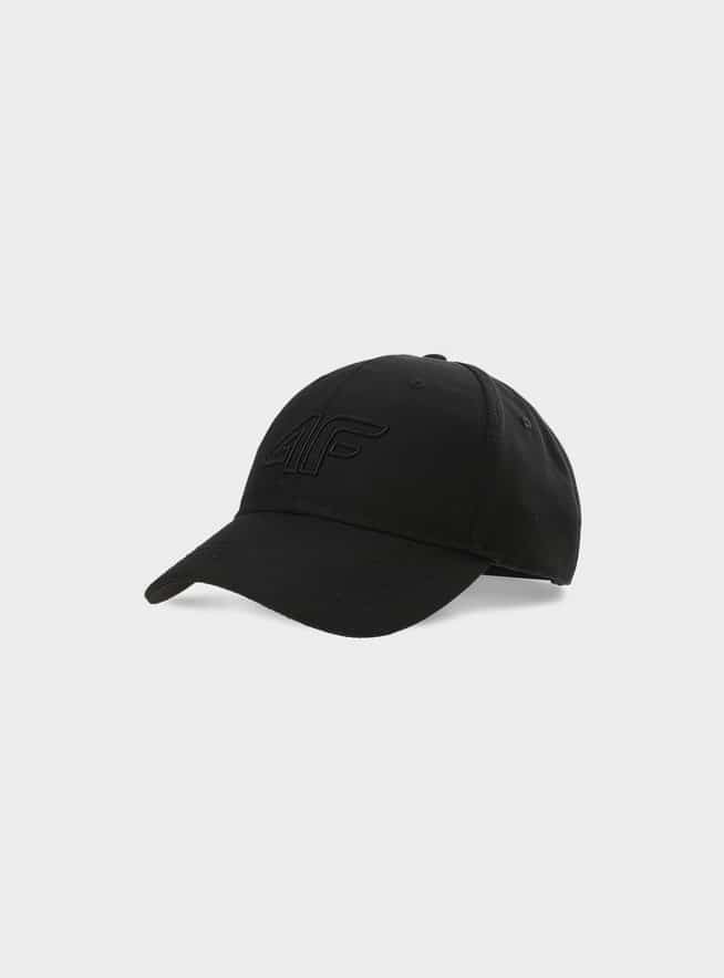 4F BASEBALL CAP, DEEP BLACK/314