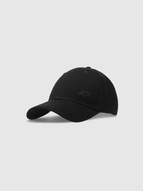 4F BASEBALL CAP, DEEP BLACK/367
