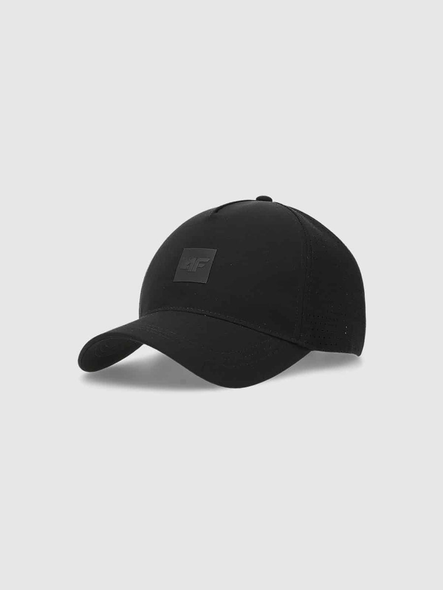 4F BASEBALL CAP, DEEP BLACK/372