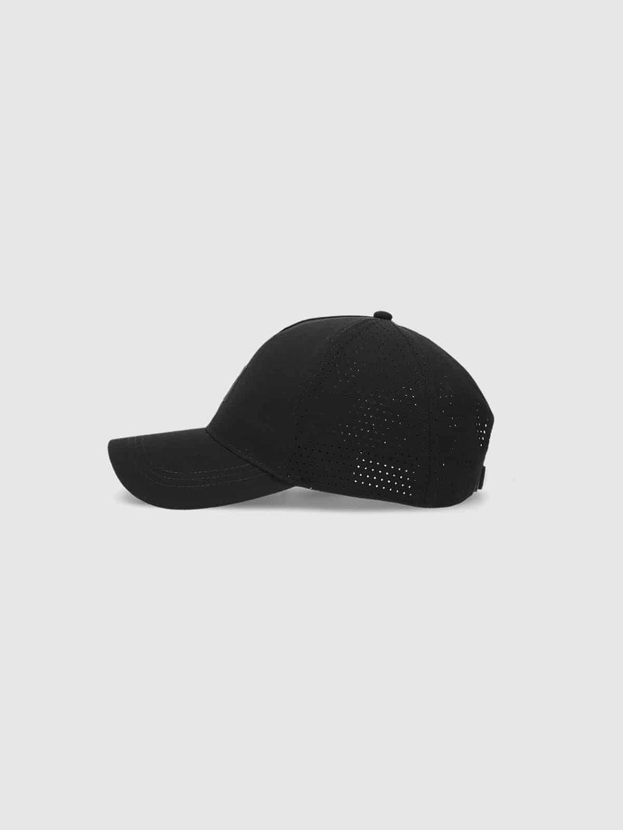 4F BASEBALL CAP, DEEP BLACK/372