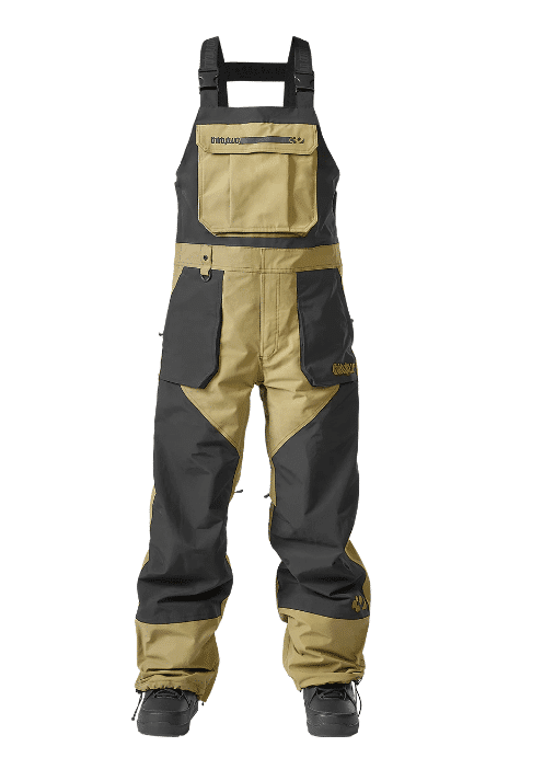 Basement Bib Black Tan