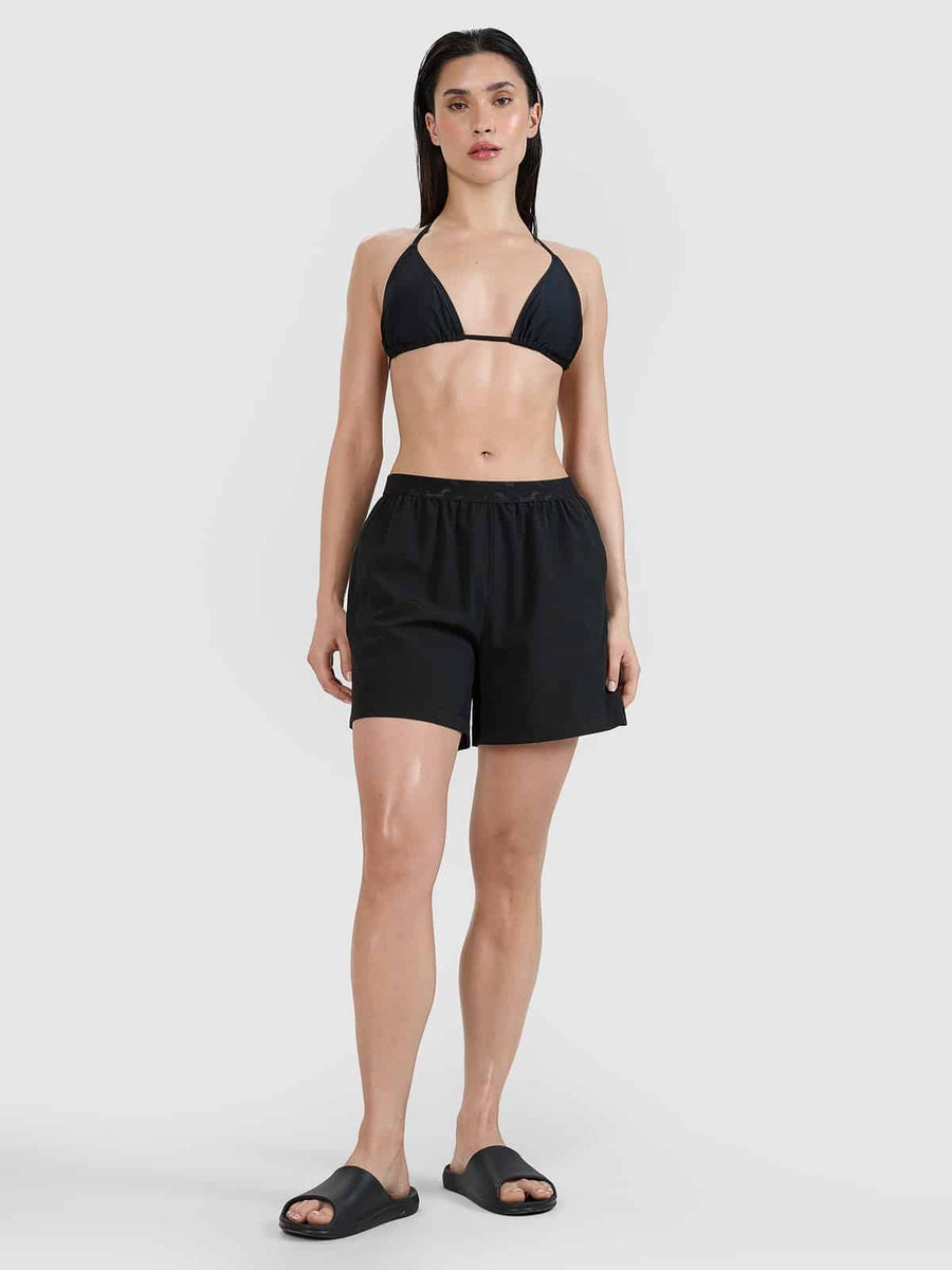 4F BOARD SHORTS, DEEP BLACK