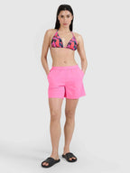 4F BOARD SHORTS, HOT PINK NEON