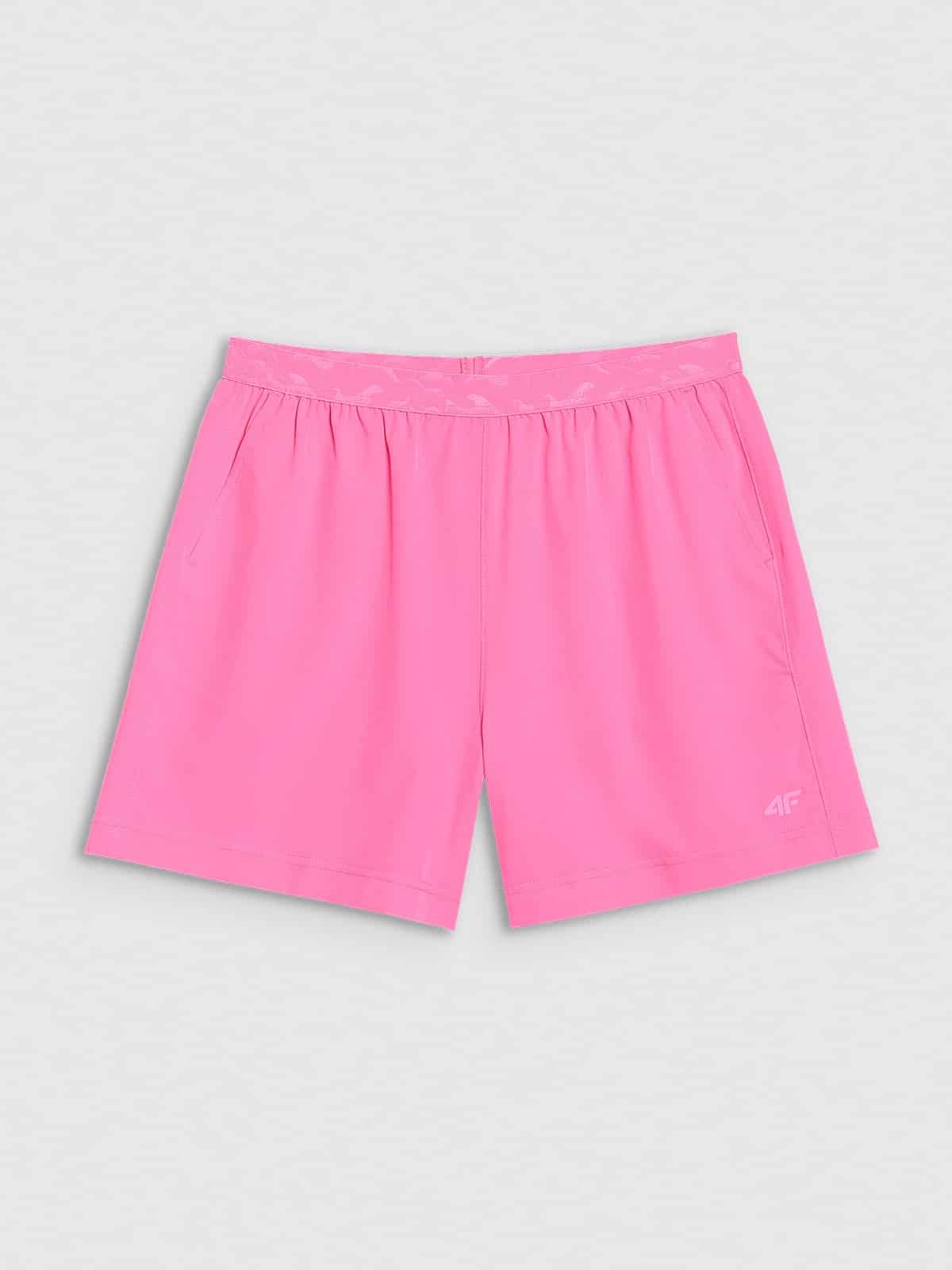 4F BOARD SHORTS, HOT PINK NEON