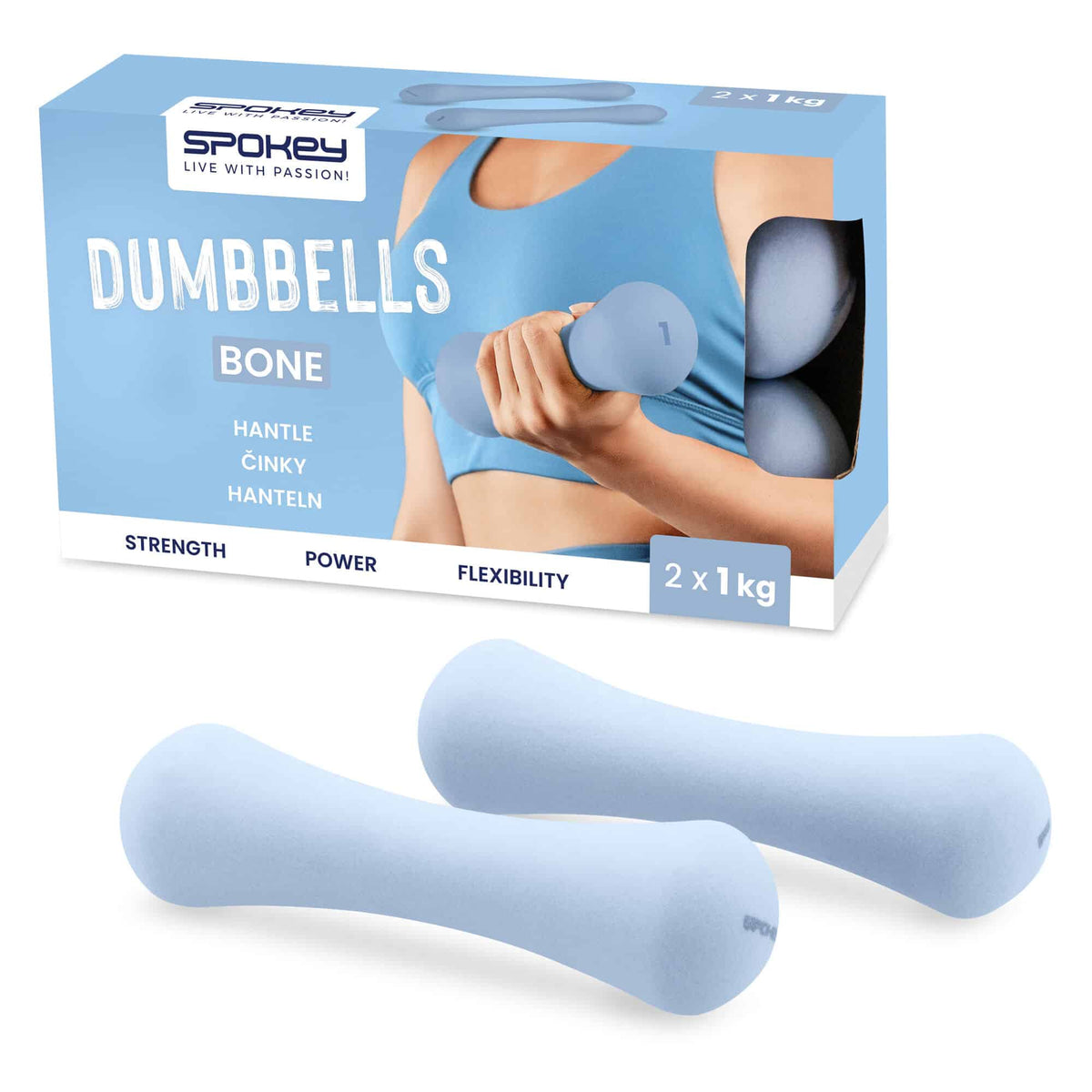 BONE hanteles 2x1kg SPO 941530