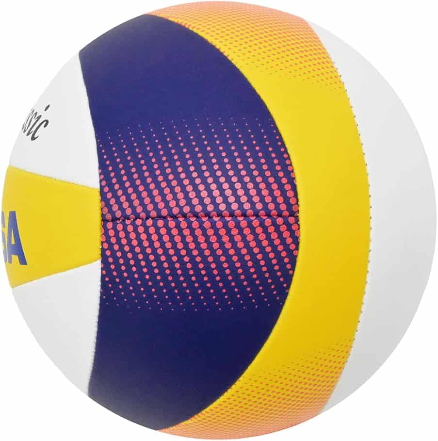 Beach Volleyball, Wht Yellow Blue Red M Bv551c Wybr