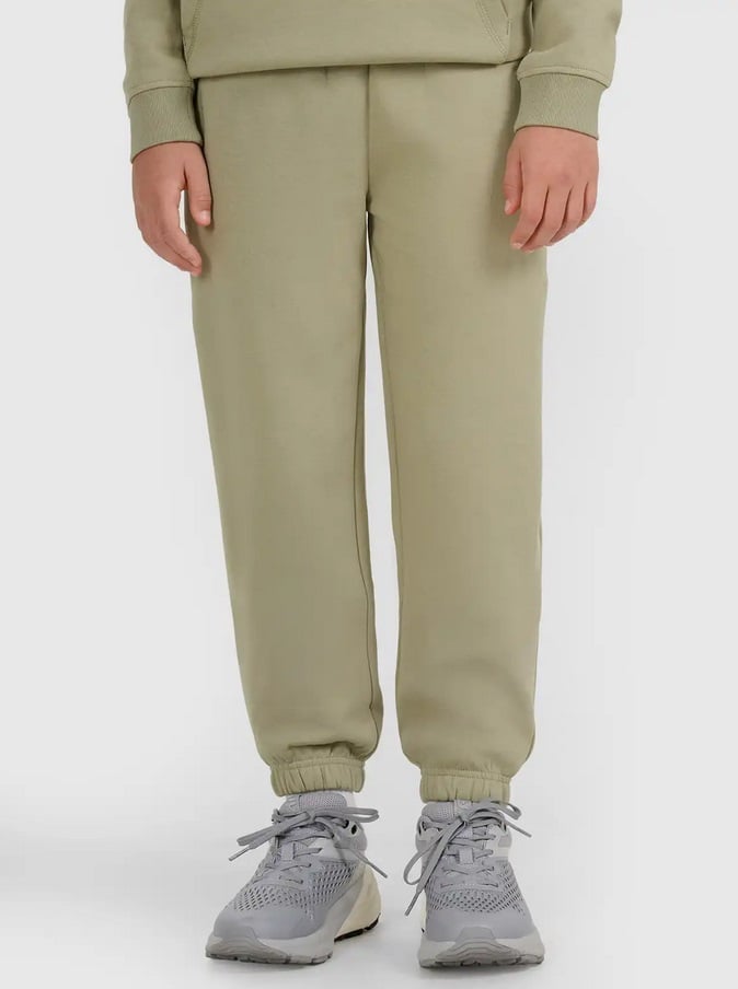 bērnu bikses trousers light green 4f jwaw25ttrom1245 42s