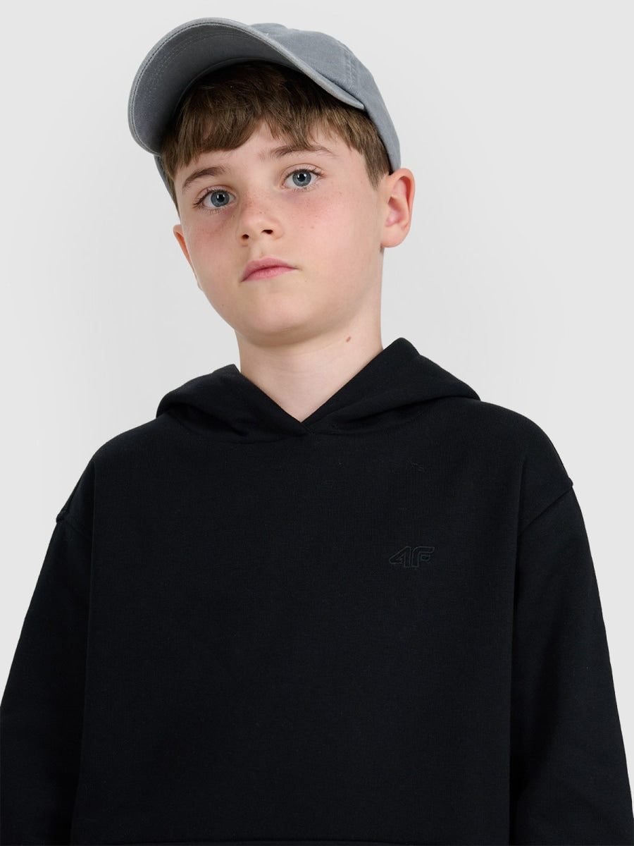4F SWEATSHIRT, DEEP BLACK/1860