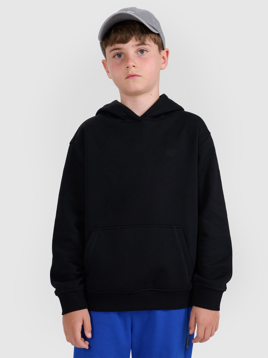 bērnu džemperis sweatshirt deep black 4f jwmm00tswsm1860 20s