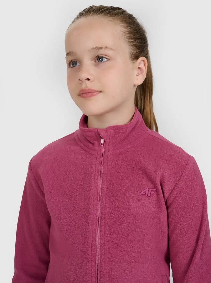 bērnu jaka fleece dark violet 4f jwaw25tflef346 50s 1