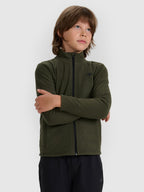 bērnu jaka fleece khaki 4f jwaw25tflem413 43s