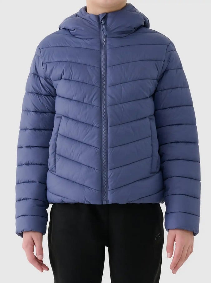 bērnu virsjaka down jacket denim 4f jwaw25tdjam618 32s