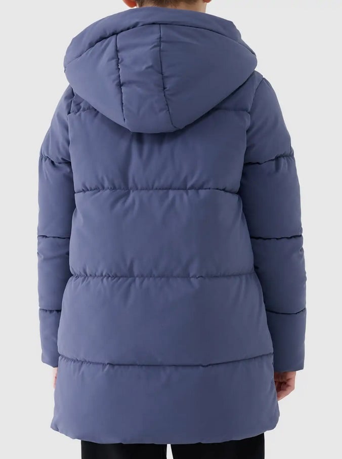 bērnu virsjaka down jacket denim 4f jwaw25tdjam623 32s