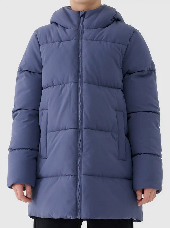 bērnu virsjaka down jacket denim 4f jwaw25tdjam623 32s