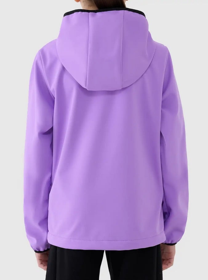4F SOFTSHELL JACKET, VIOLET