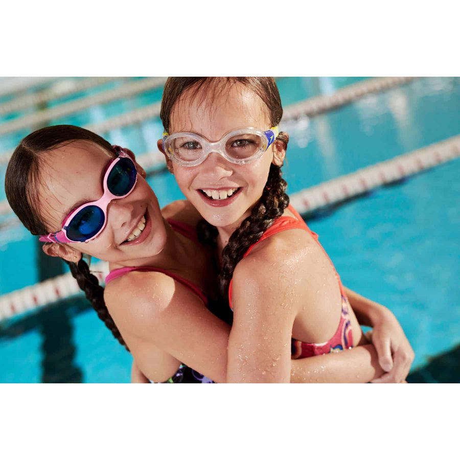 Speedo Biofuse 2.0 Junior, Clear/True Cobalt/Lemon Drizzl