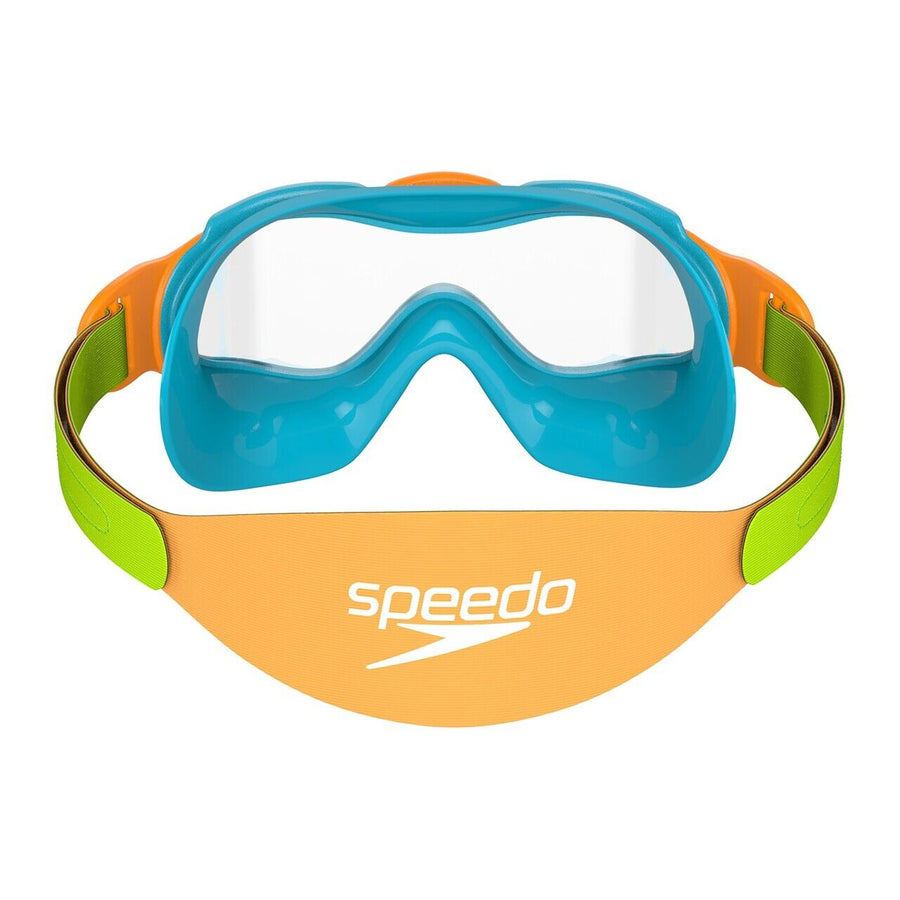 Speedo Biofuse Mask Infant, Azure Blue/Fluo Green