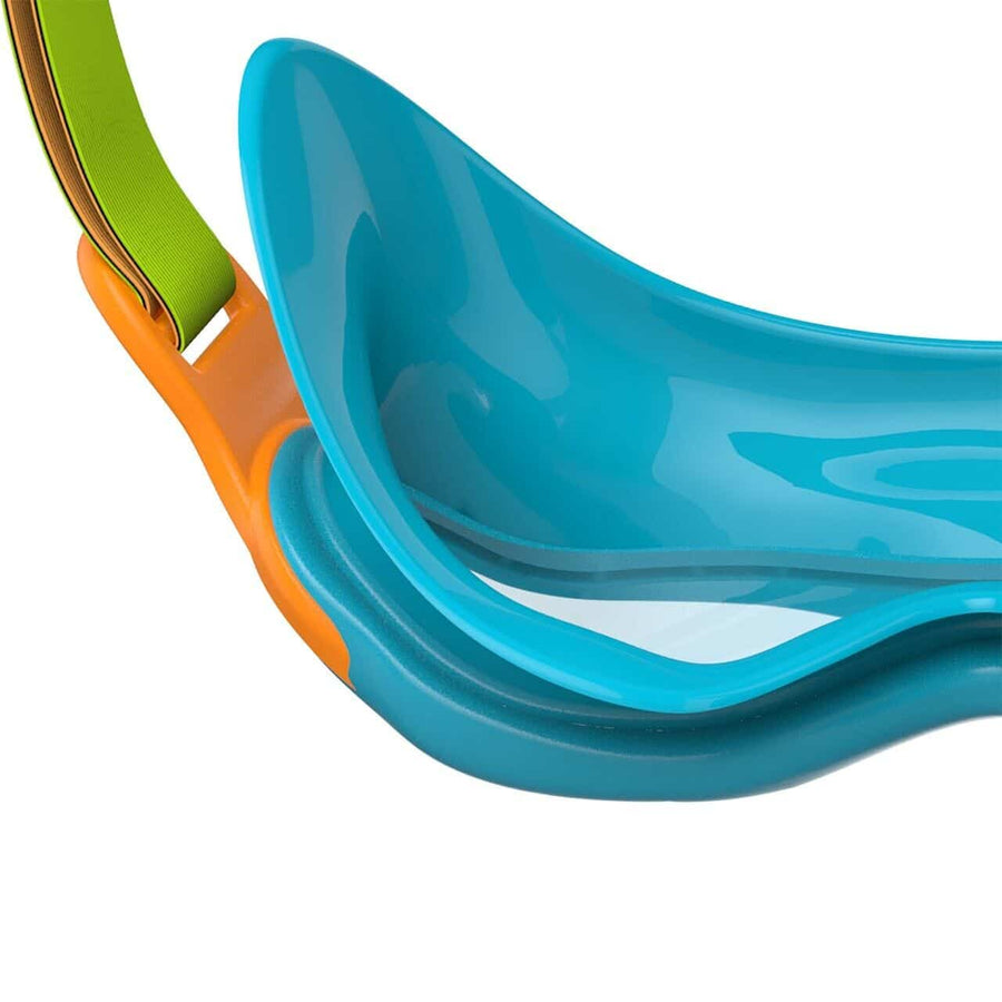 Speedo Biofuse Mask Infant, Azure Blue/Fluo Green