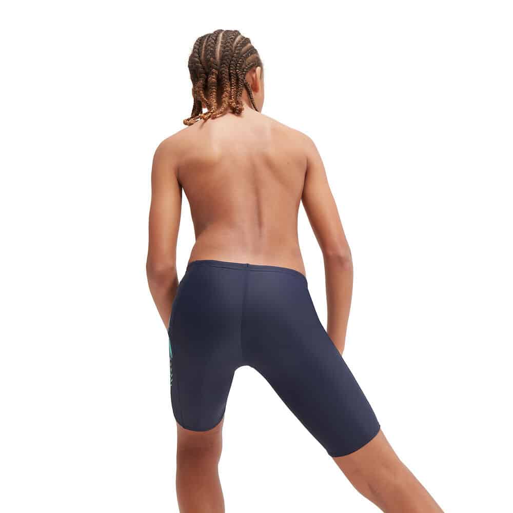 Boys Plastisol Placement Jammer True Navy Green 00 317 15708 3