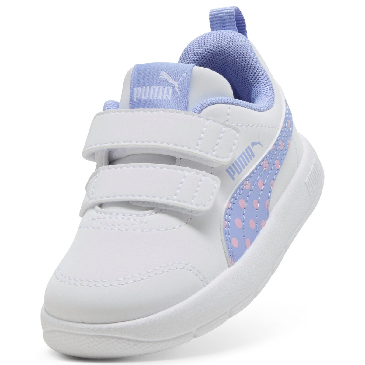 brīvā laika apavi courtflex v3 dotty v inf puma white inte pu 398759 07 2