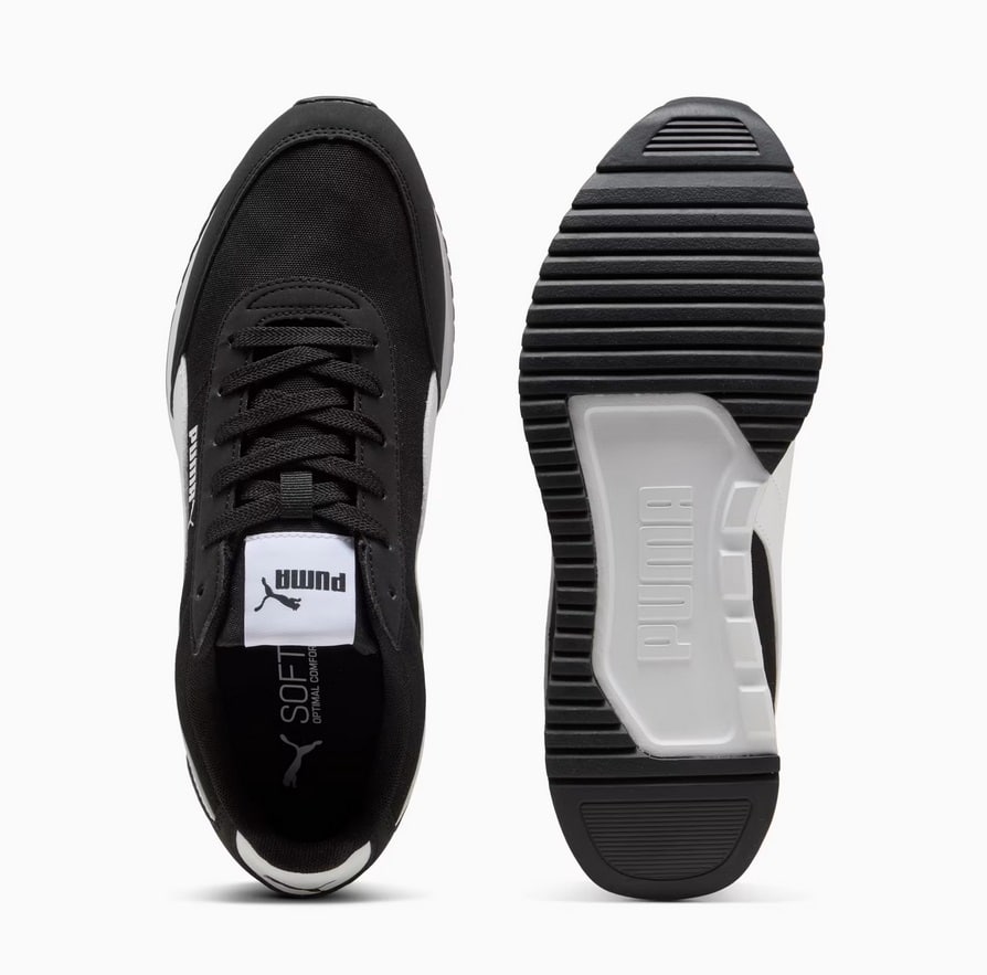 brīvā laika apavi r78 lightwind puma black puma white pu 400267 01 2