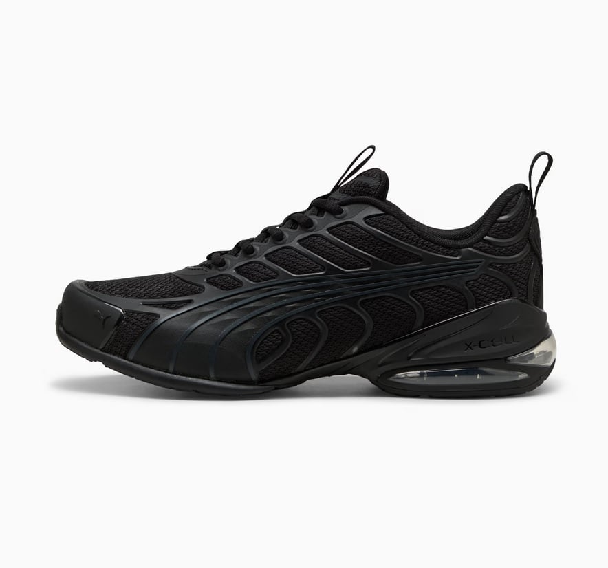 brīvā laika apavi voltra puma black flat dark gray pu 312589 01