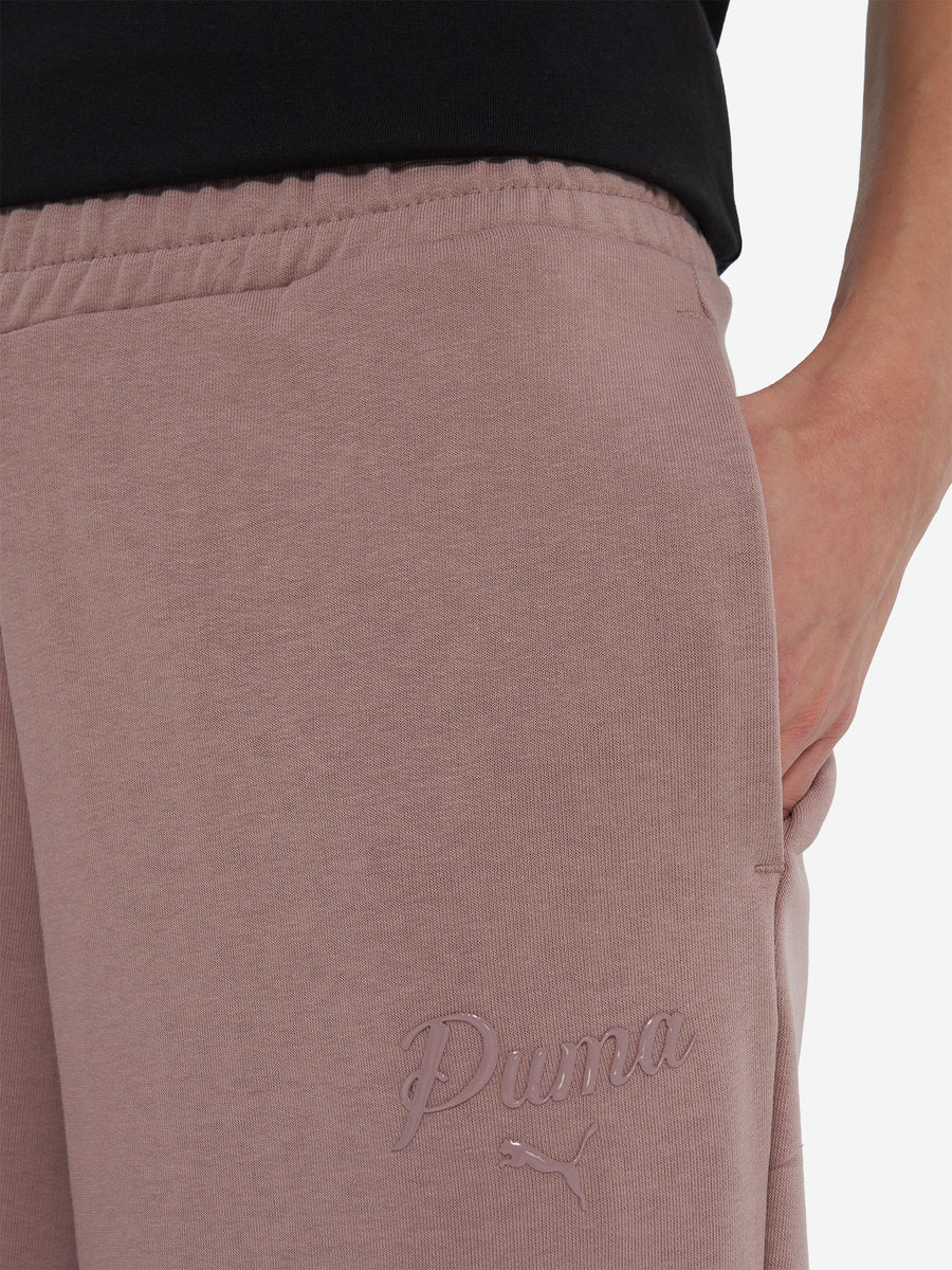 Puma ESS SCRIPT Comfort Sweatpants TR cl Sand