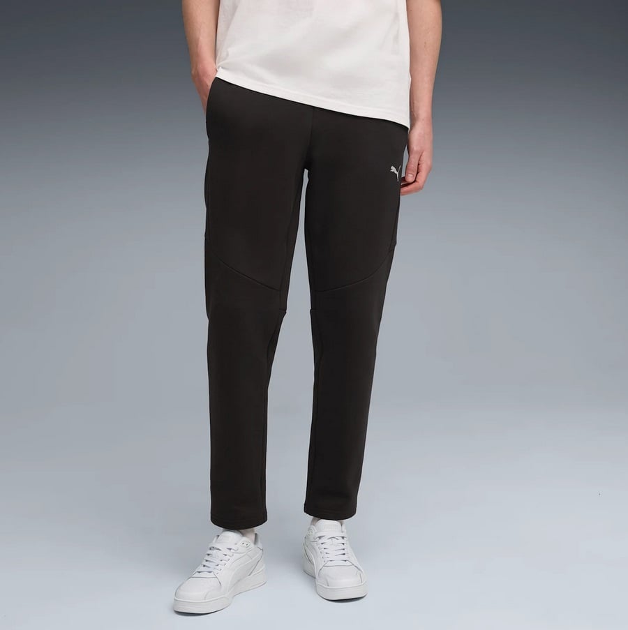brīvā laika bikses evostripe pants dk puma black pu 688234 01