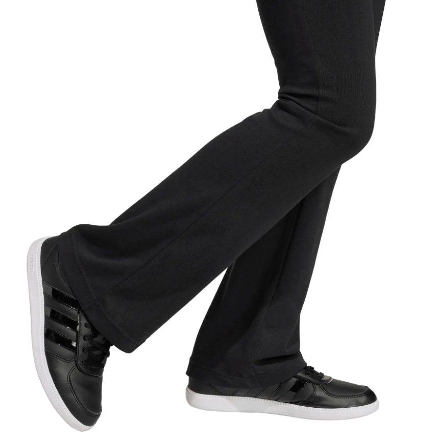 brīvā laika bikses jg sl fla leg black white ad ks2987 3
