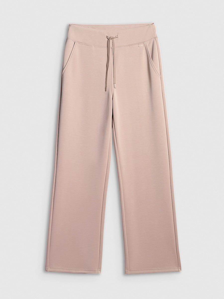 brīvā laika bikses trousers beige 4f wss26ttrof1411 83s 4