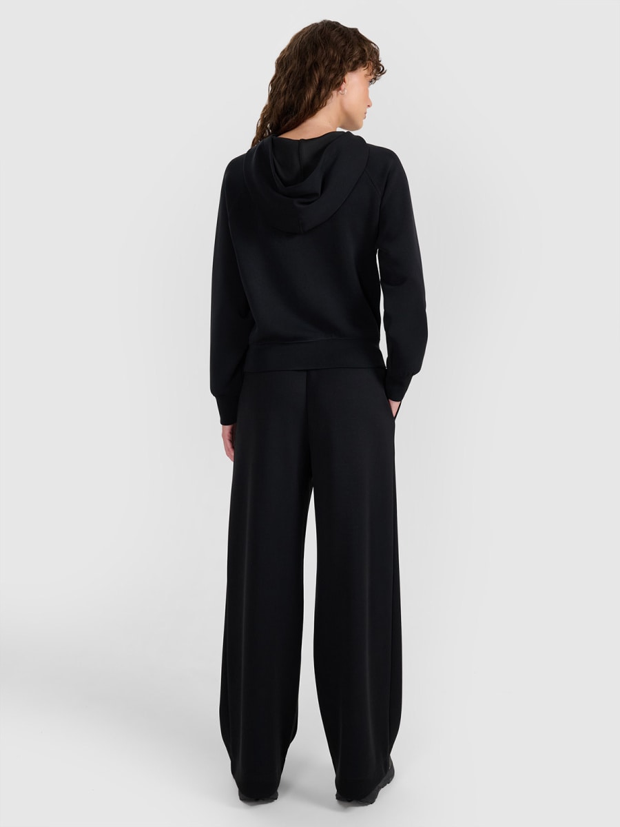 brīvā laika bikses trousers black 4f waw25ttrof1181 21s 1