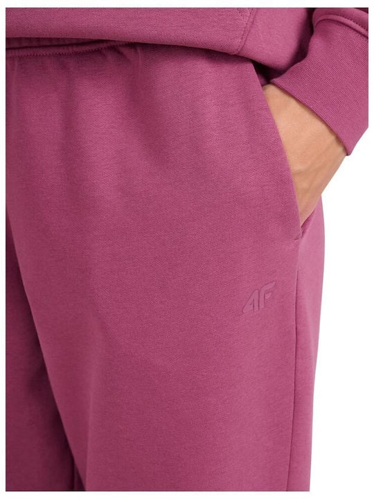 brīvā laika bikses trousers burgundy 4f waw25ttrof1270 60s 2