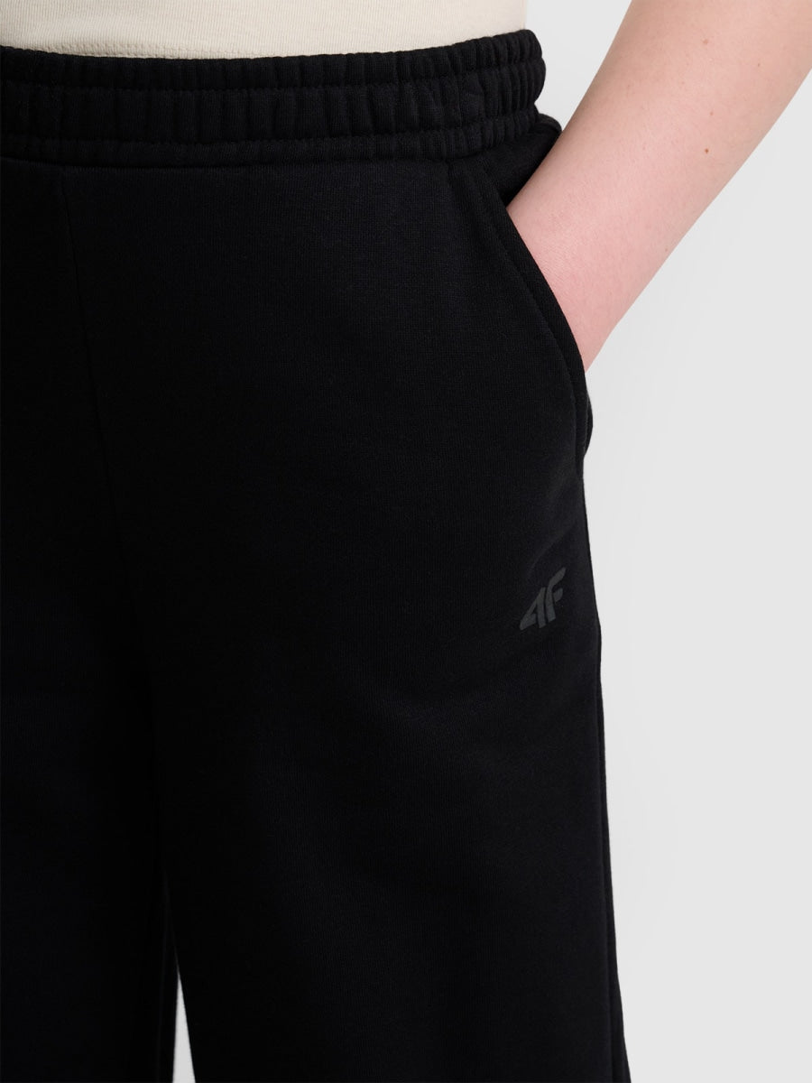 brīvā laika bikses trousers deep black 4f jwaw25ttrof1247 20s 2