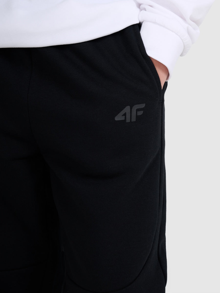 brīvā laika bikses trousers deep black 4f jwaw25ttrom1257 20s 1