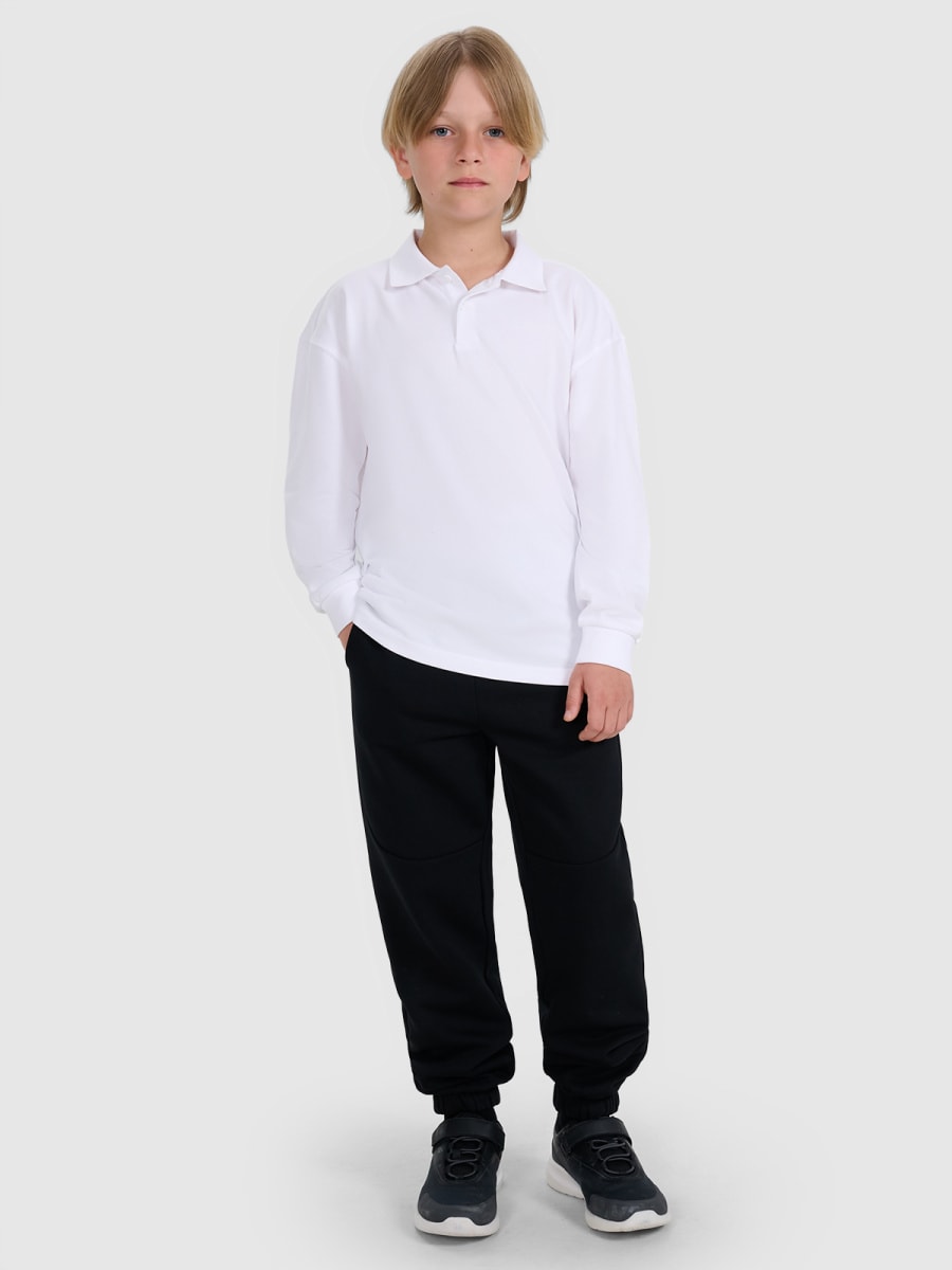 brīvā laika bikses trousers deep black 4f jwaw25ttrom1257 20s