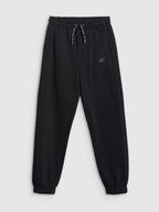 brīvā laika bikses trousers deep black 4f jwaw25ttrom1257 20s 3