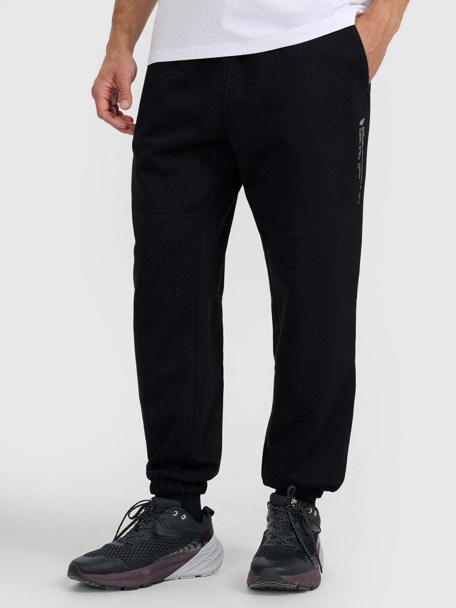 brīvā laika bikses trousers deep black 4f waw25ttrom1211 20s