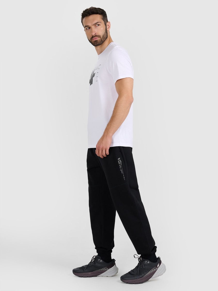 brīvā laika bikses trousers deep black 4f waw25ttrom1211 20s